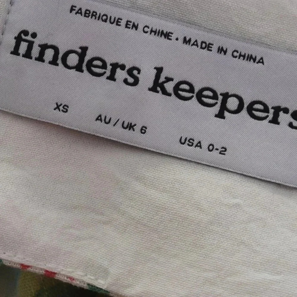 Finders Keepers |Citrus Watercoloor Linen Viscose Blend Dress Amalfi XS US 0-2 - Picture 12 of 13